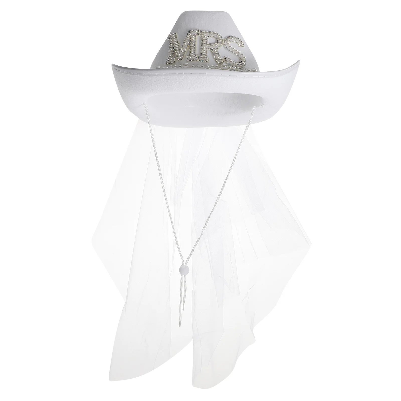 

Bridal Sand Hat Cowboy Hats Women Bachelorette Party Favors Cowgirl Veil Supplies Bride Veils Wedding Halloween