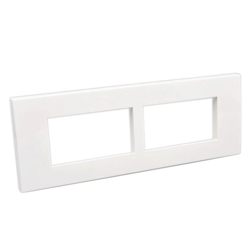 

6 групп, белая рамка для лица, вставка для шести модулей слотов, пустая настенная розетка 120x120 мм
