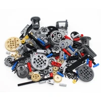 moc technical parts pin liftarm studless beam axle plug connector panel gear building blocks compatible intellectual toy