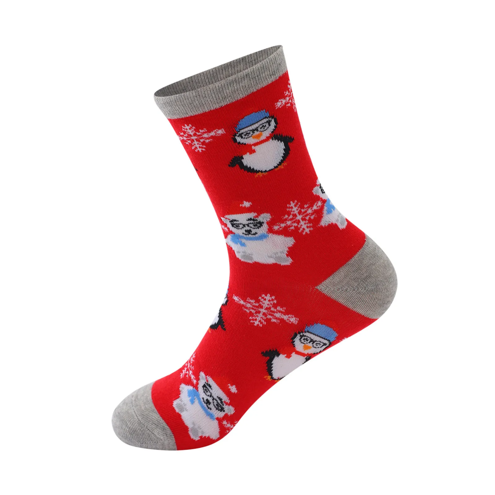 

Christmas Mid Print Socks - Women Christmas Fashion Athletic Socks Women Thin Womens Warm Socks Pack Women Fun Knee High Socks