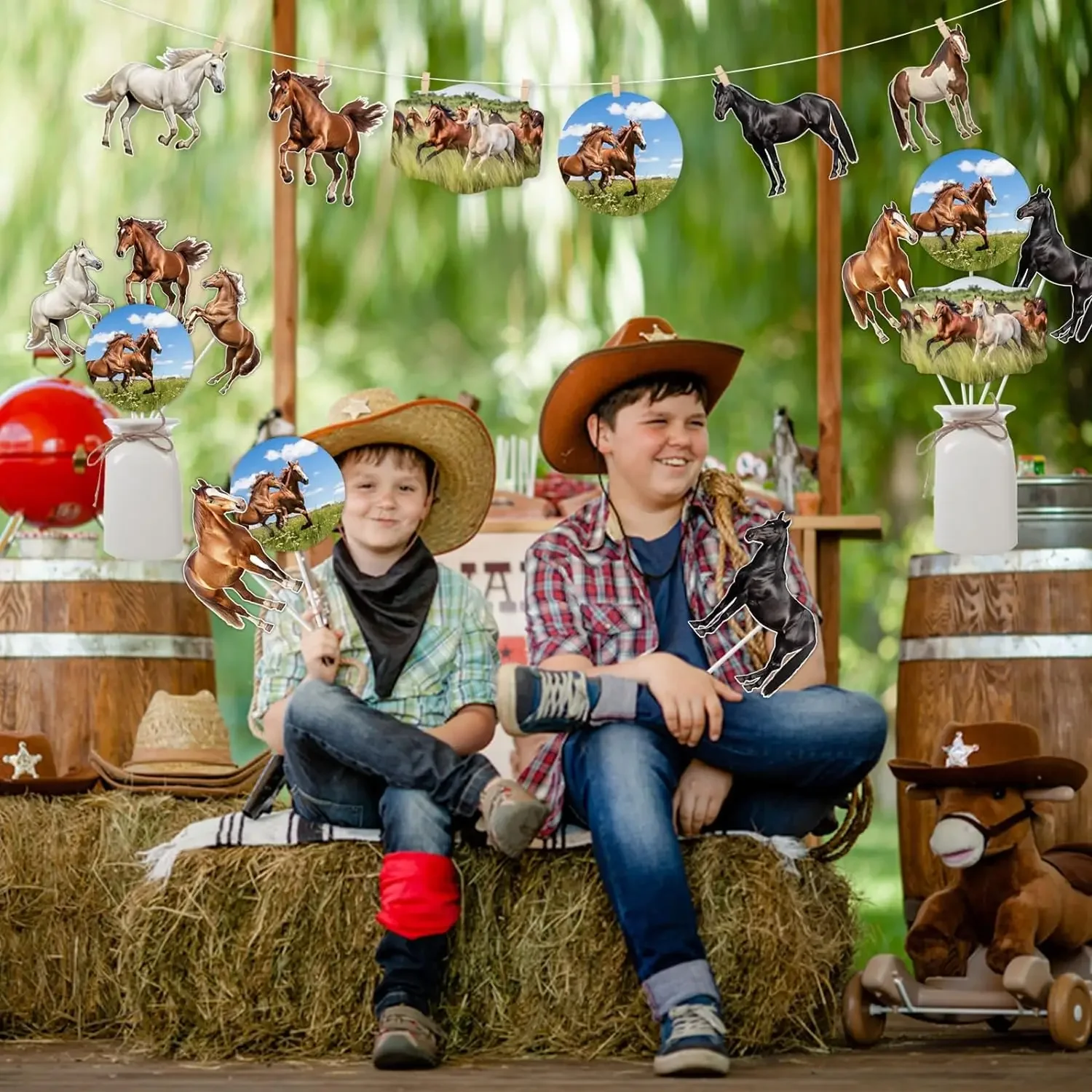 Центральные части лошадей настольные панели гоночный декор тематика Бохо лошади