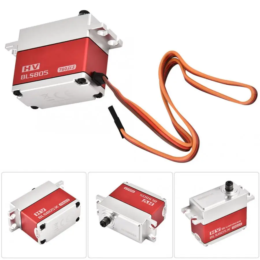 

Металлический сервопривод KST BLS805X с крутящим моментом 7,5 кг для хвоста вертолета класса 550-700