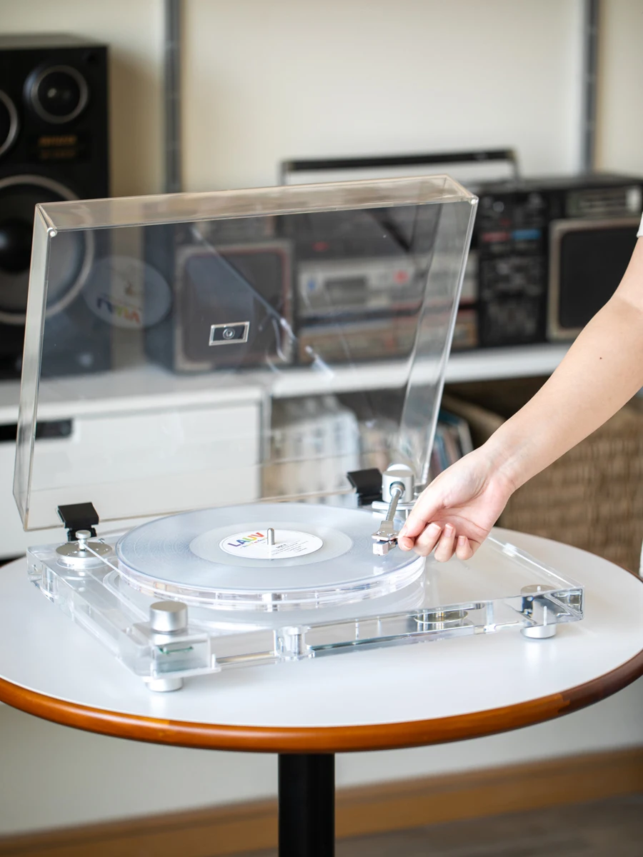 Aunets X10 Виниловый проигрыватель lp Bluetooth ретро фонограф Рабочий стол