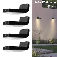 solar street light outdoor wall lamp waterproof solar motion sensor lights wall sconce deck lights for porch yard garage patio