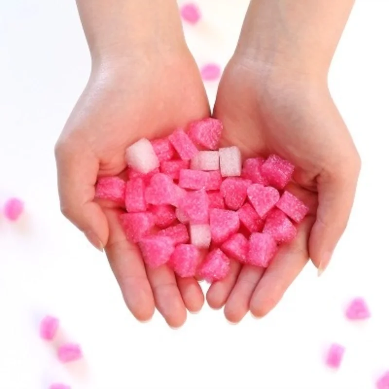 

Mini Heart Love Beads Foam Strip Gift Box Flower Box Filler Packing