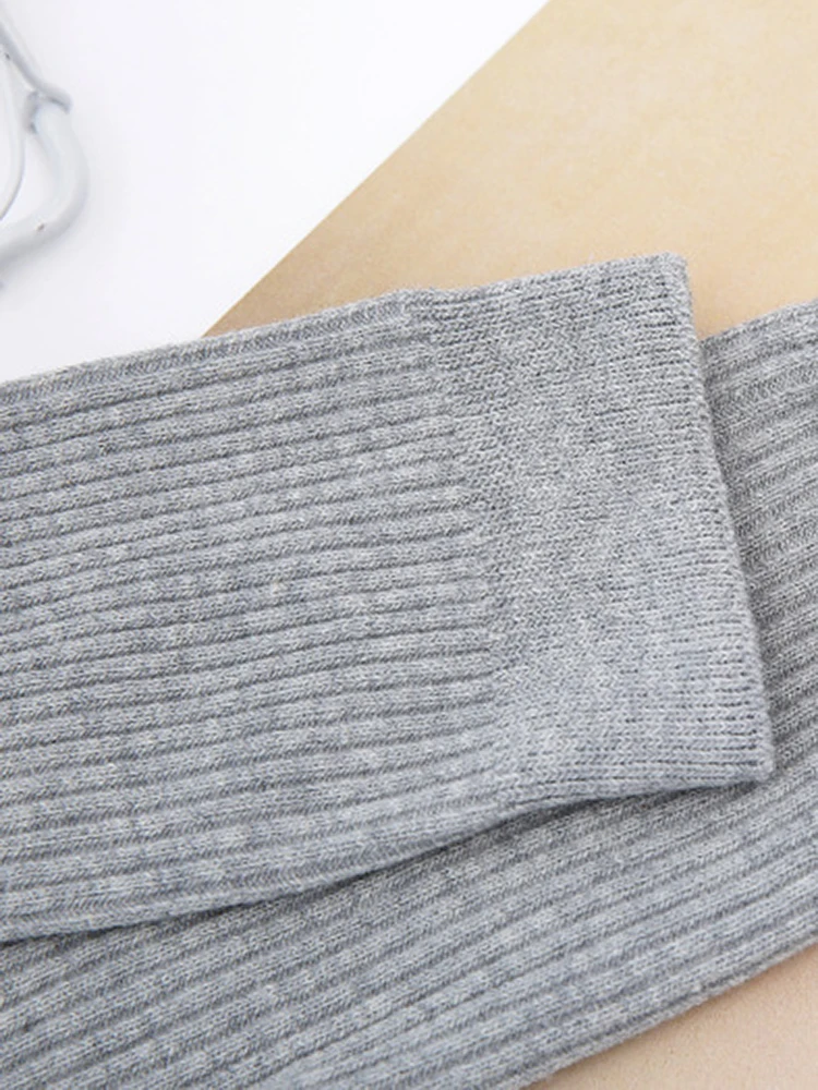 Women Cotton Thigh High Over The Knee Stockings Stripe Sexy Socks Ladies Girls Warm Long Hosiery Black Gray White Red