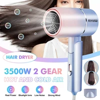 new 3500w hair dryer salon dryer 2 gear 220v strong wind hot cold wind air water ionic hammer blower electric hair drye