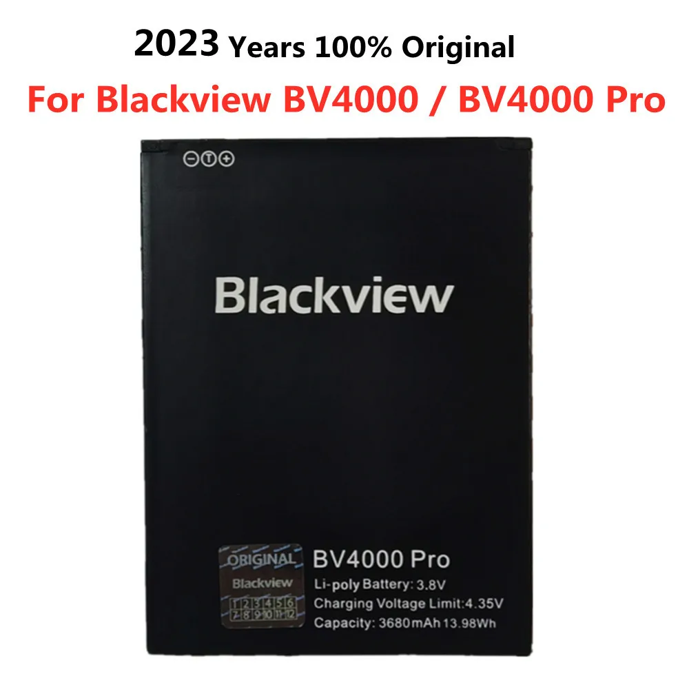 

New 100% Original For Blackview BV4000 / BV 4000 Pro BV4000Pro MTK6580A Phone Battery 3680mAh Smartphone Replacement Batteries