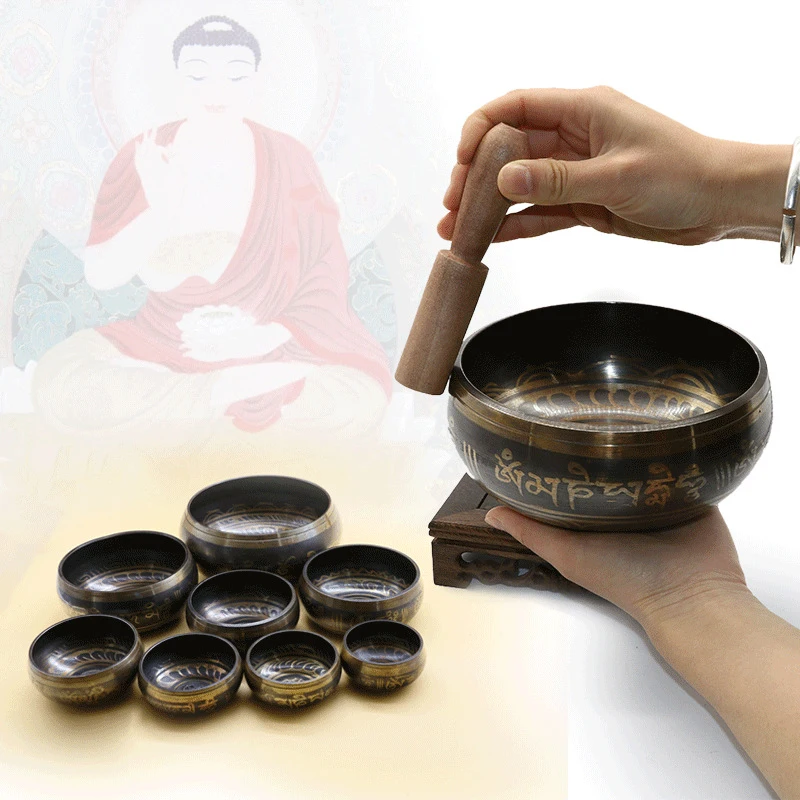 

Singing Bowl Nepalese Handmade Buddha Sound Bowl Yoga Meditation Bowl Buddha Sound Bowl Copper Chime Tibetan Singing Bowl