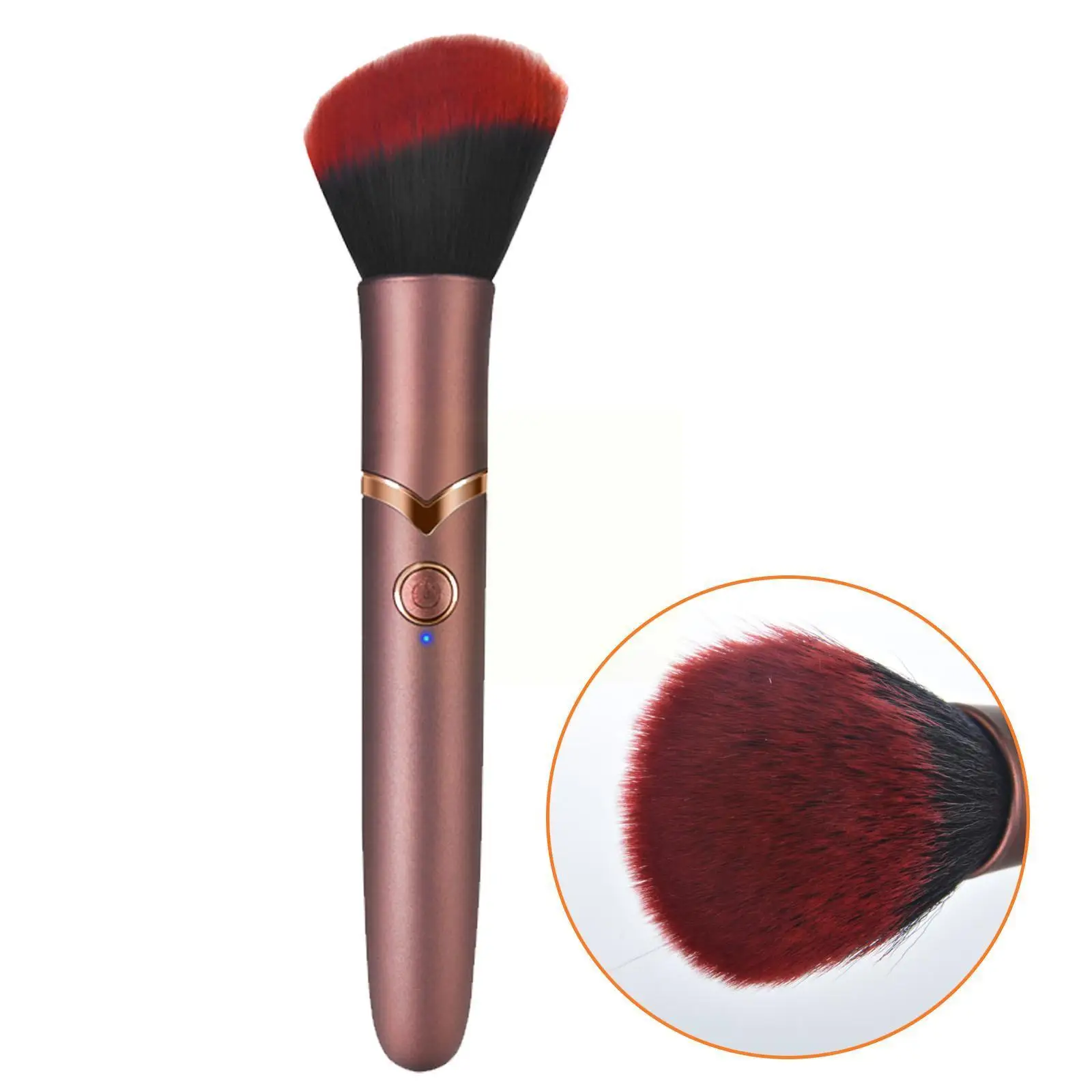 New Electric Makeup Brush Foundation Brush 10 Speeds Massage Vibration Loose Powder Blush For Face Makeup Beauty Tools X5F7