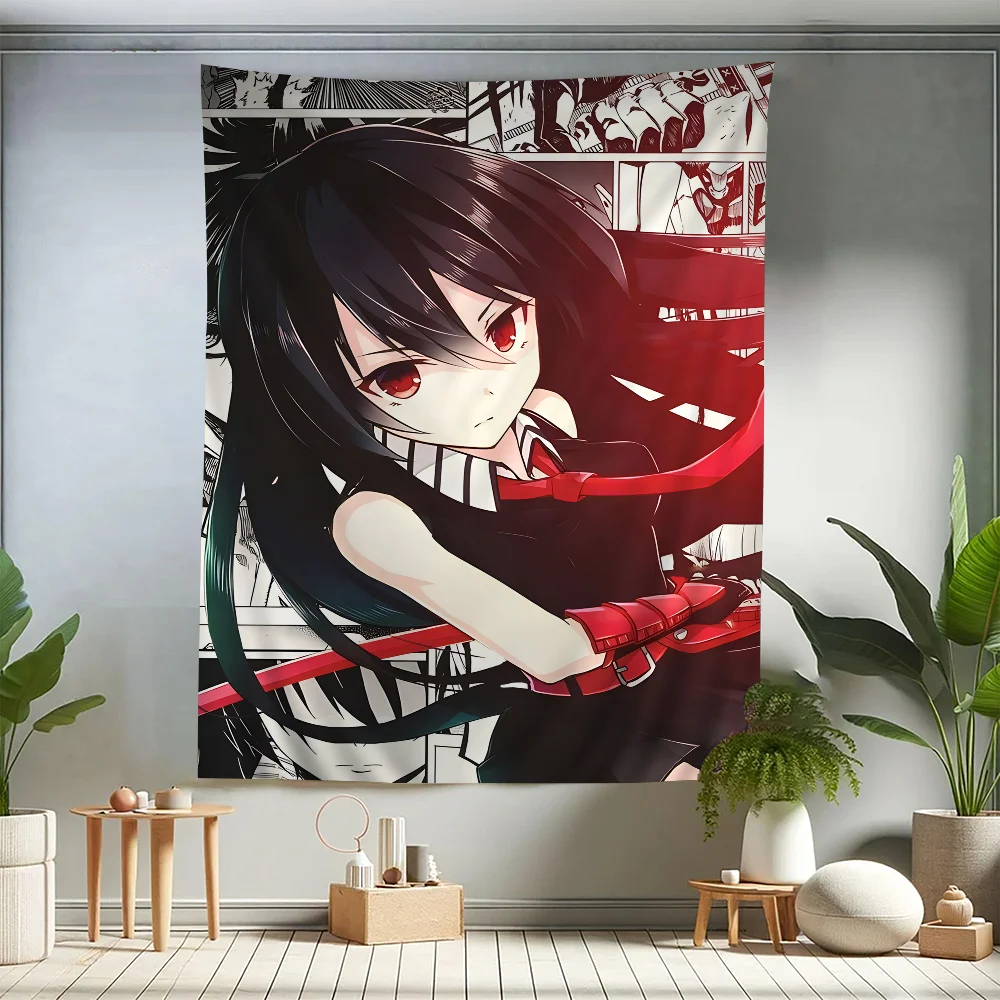 Японское классическое аниме Akame Ga KIL хиппи настенные гобелены для гостиной