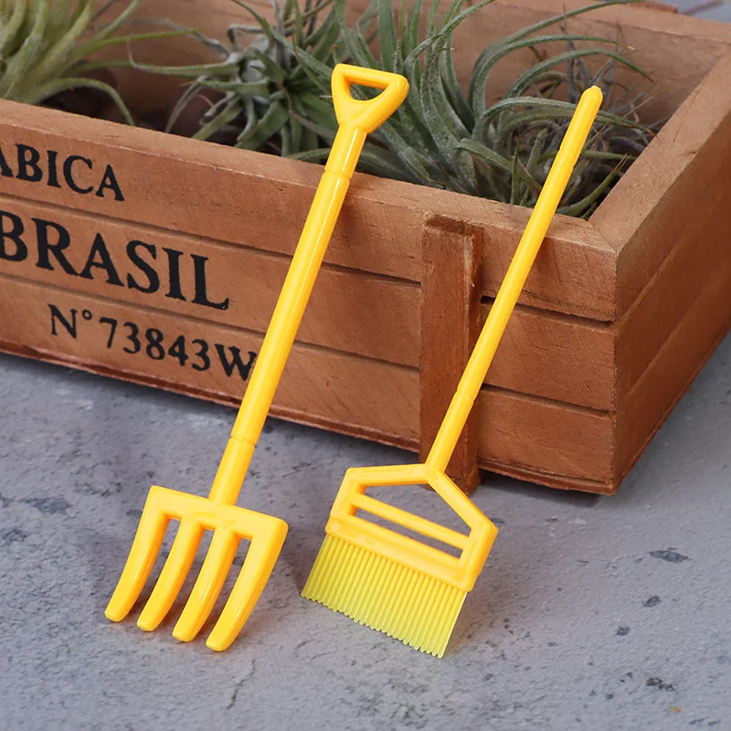 5 шт./компл. 1:12 инструмент для кукольного домика садоводства миниатюрная лопата