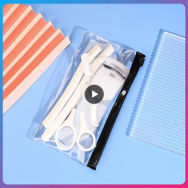 

Mini Eyebrow Trimmer Scissor Sets Facial Hair Removal Eyebrow Razor Grooming Eyelash Comb Brush Beauty Makeup Accessories