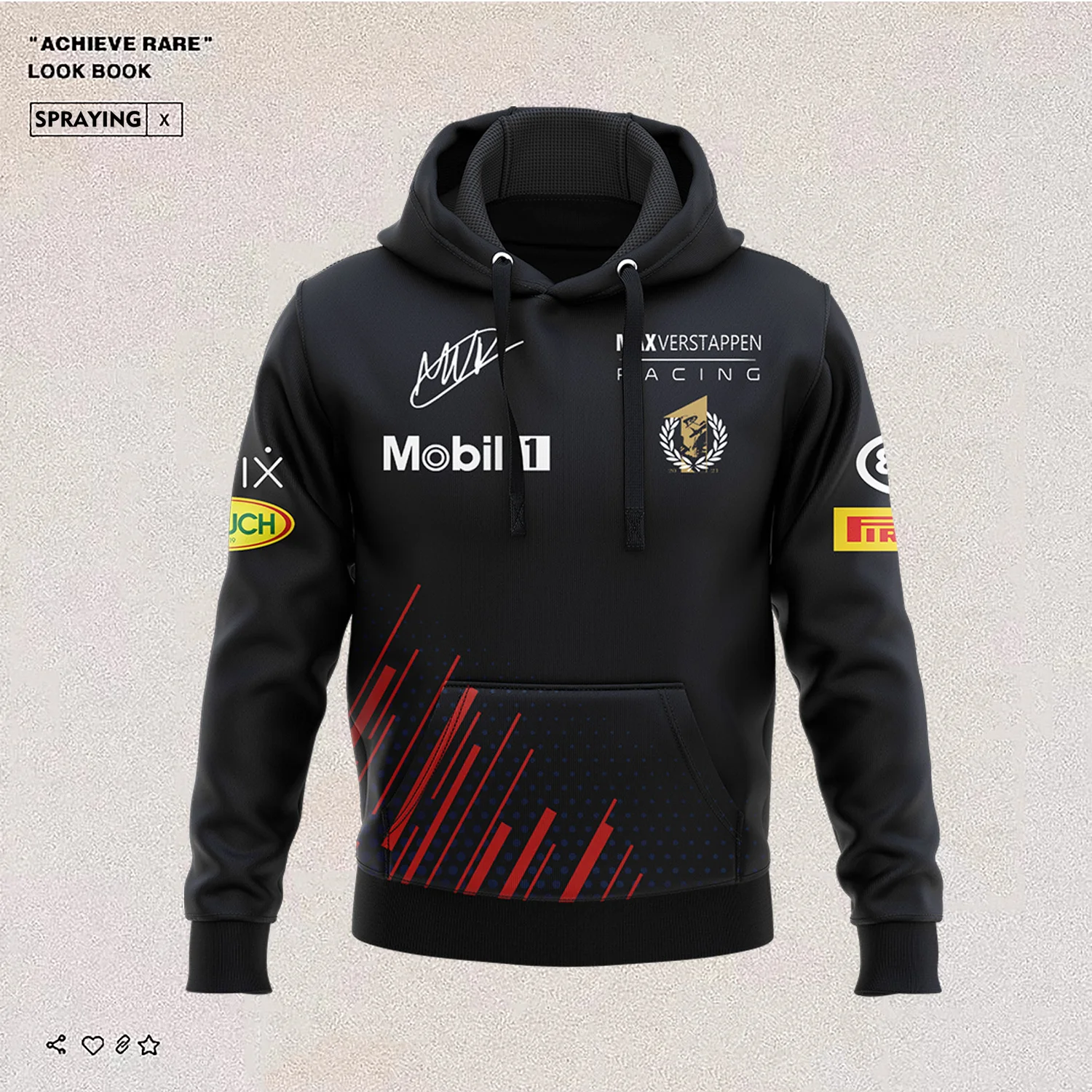 

F1 2023 Drivers CHAMPION WORLD T-Shirt MAX Breathable Fans Autumn Winter New F1 Polar Racing Shirt Men's Casual Hoodie