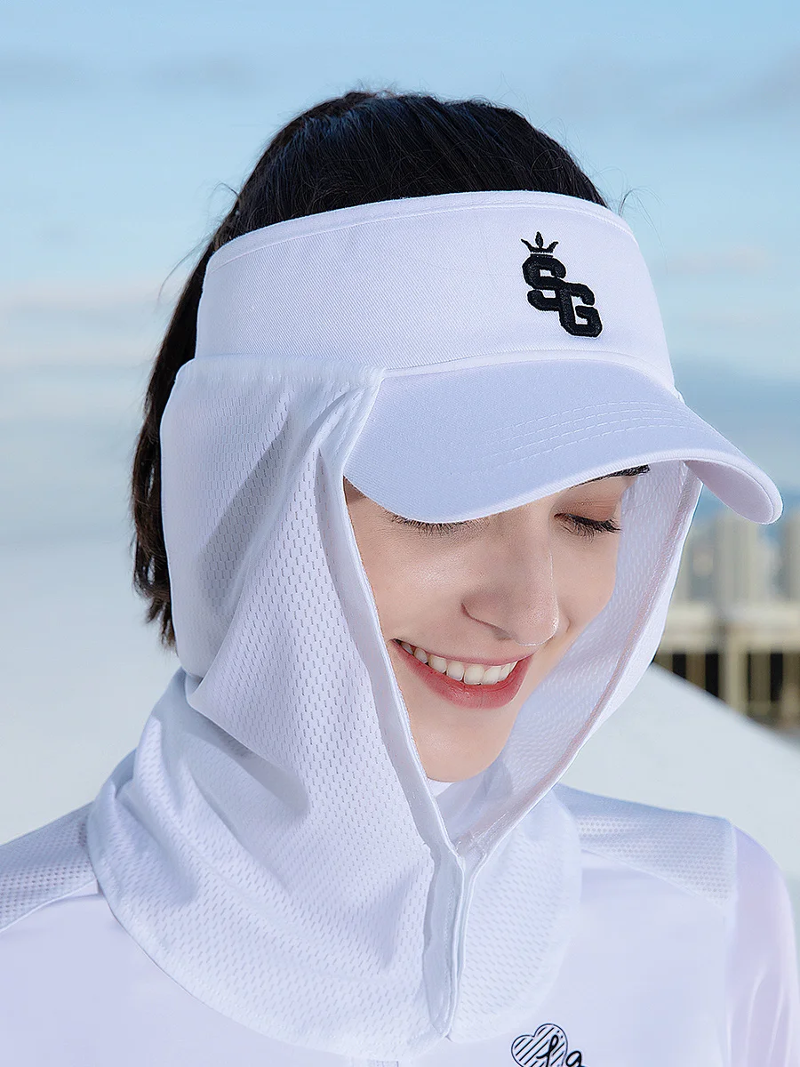 

Golf sunscreen face mask men and women ice silk scarf cap set UV protection summer outdoor cap around sports clothing mask