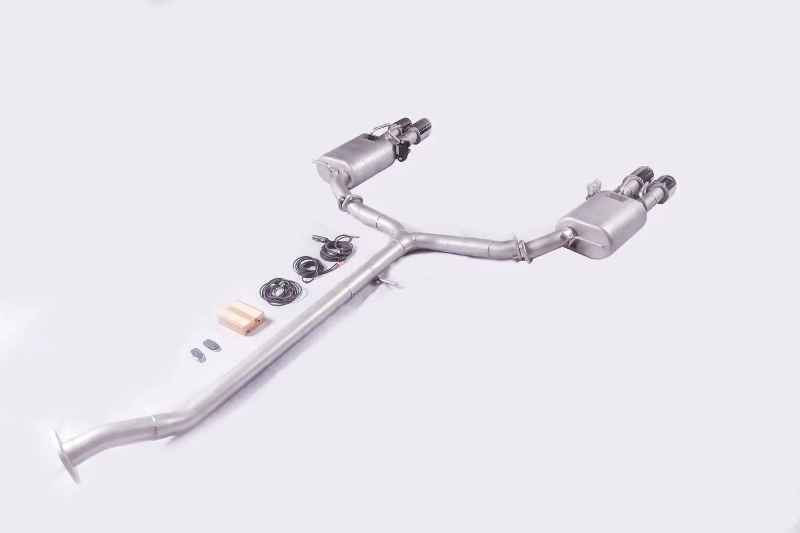 [Продукт на заказ] Для 05-14 Toyota Camry 2 5 л 3 0 catback 304 регулируемый глушитель выхлопной