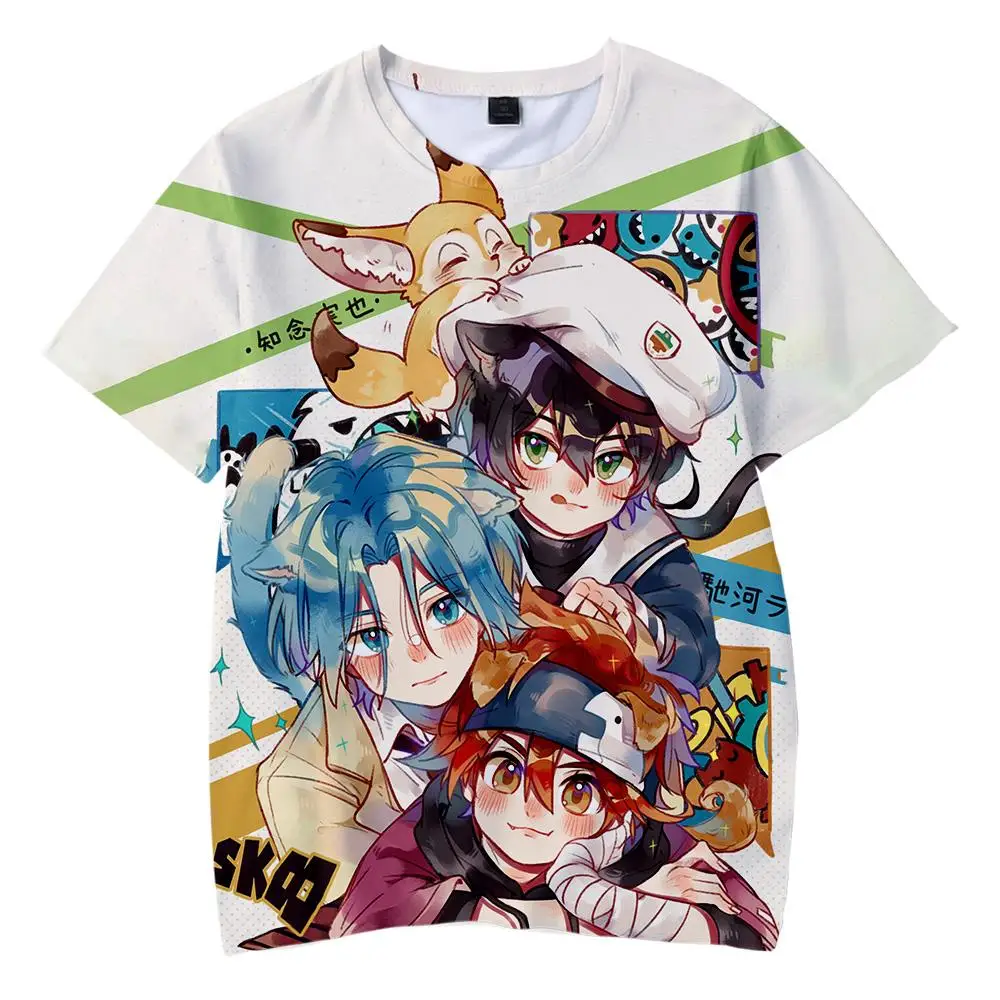 

New Fashion T-Shirts Anime SK8 The Infinity 3D Print Streetwear Men Women Sport Casual Oversized T Shirt Harajuku Kids Tees Tops
