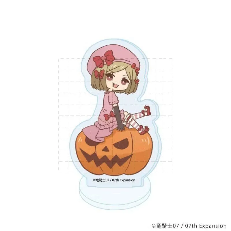 Фото Umineko When They Cry: Акриловая фигурка-подставка Беатрице Бернкастель (10 см) и брелок для ключей, настольные украшения №3