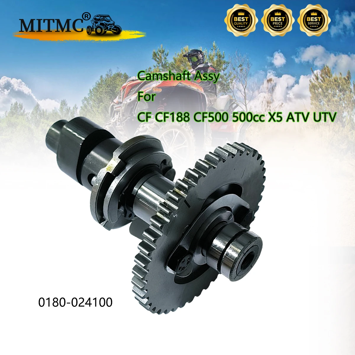 

Распредвал в сборе для CF CF188 CF500 500cc X5 ATV UTV Quad Engine, запасные части Nmber 0180-024100, кулачковый вал