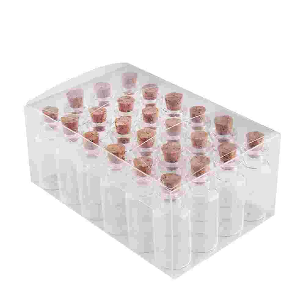 

Transparent Wishing Bottle Bottles DIY Accessories Glass Craft Ornament Cork Small