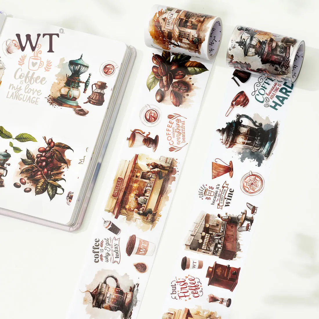 Новая Маскировочная лента WT для кофе и моментов широкая Васи/ПЭТ оформления