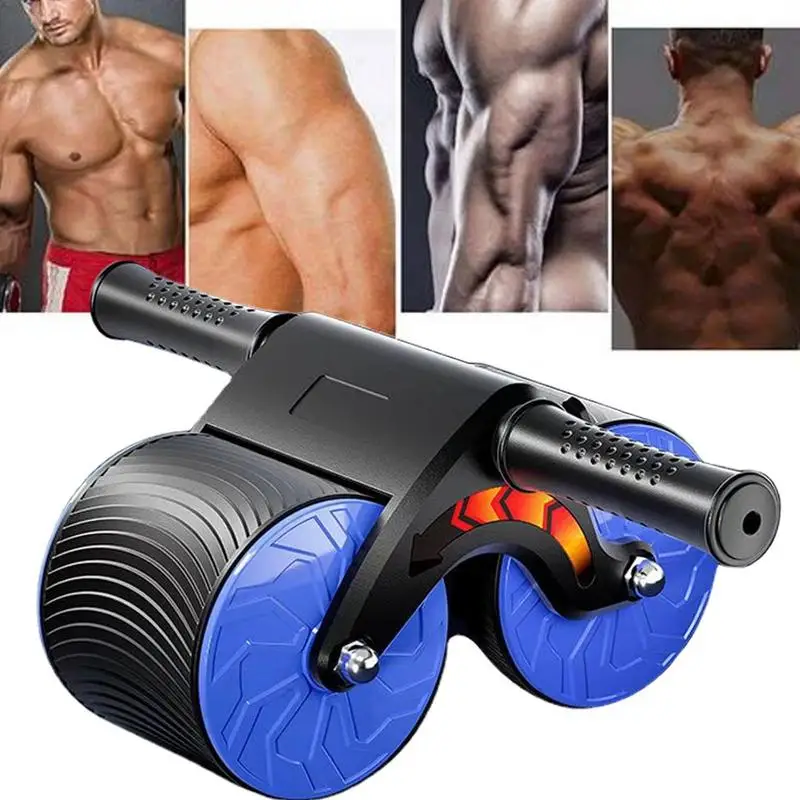 

Синее колесо для живота, автоматический беззвучный тренажер для живота, тренировочный тренажер для живота, колесо для тренажерного зала, оборудование для тренировок