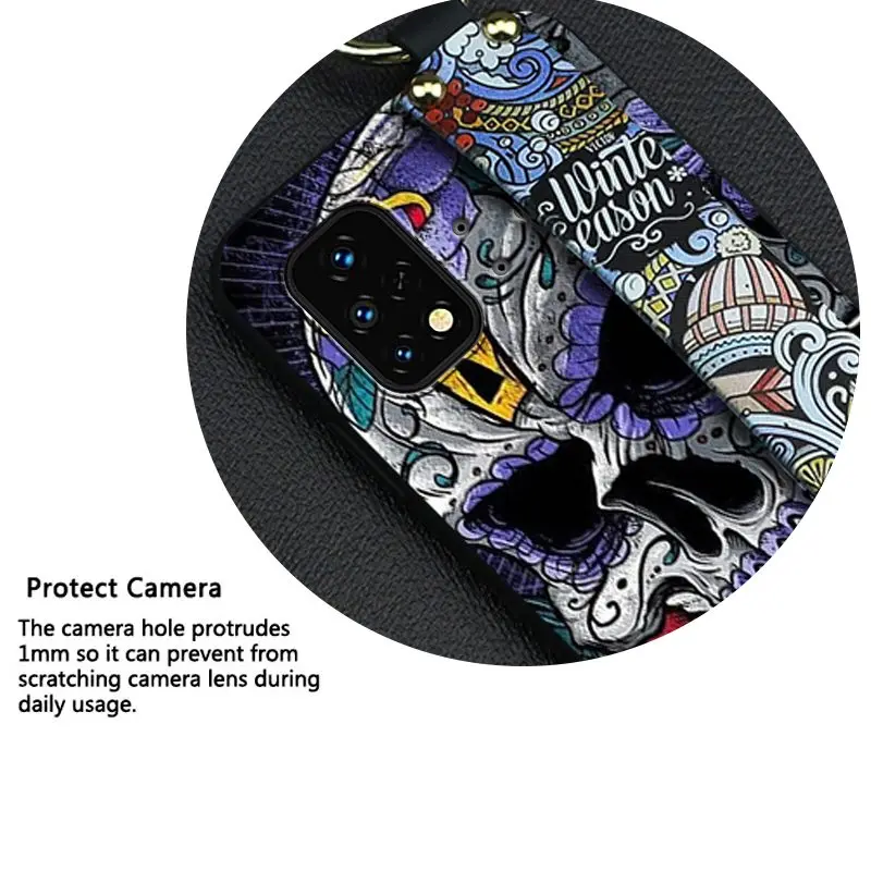 phone holder cover phone case for umidigi bison x10gx10g nfc lanyard silicone new graffiti free global shipping