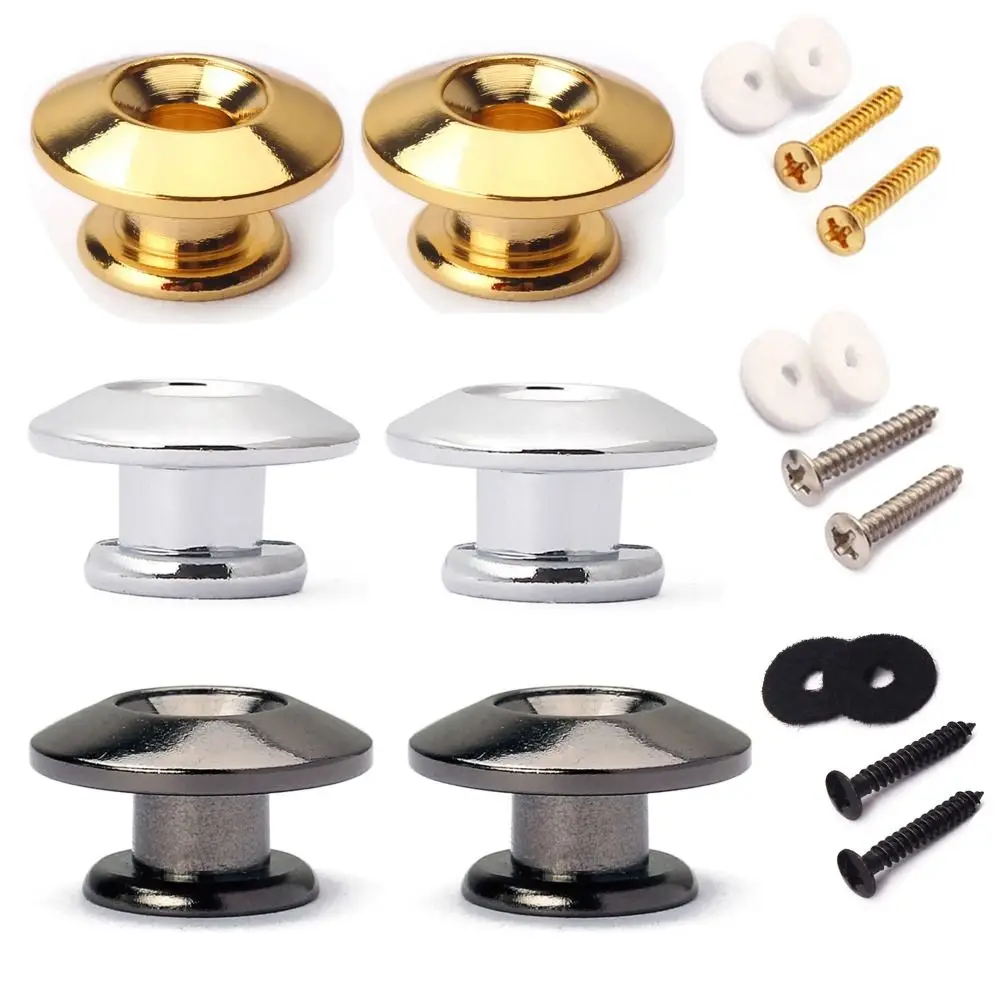 4 шт./компл. металлический ремень для гитары пряжка прокладка с грибовидной