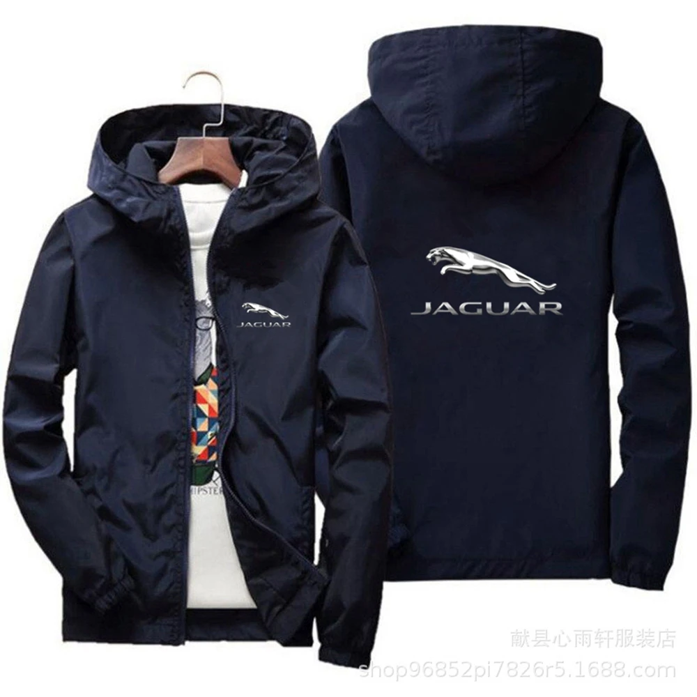 

Men's popular spring and autumn jacket windproof, sunscreen, waterproof, high-grade printed zippered Baseball uniform with hat