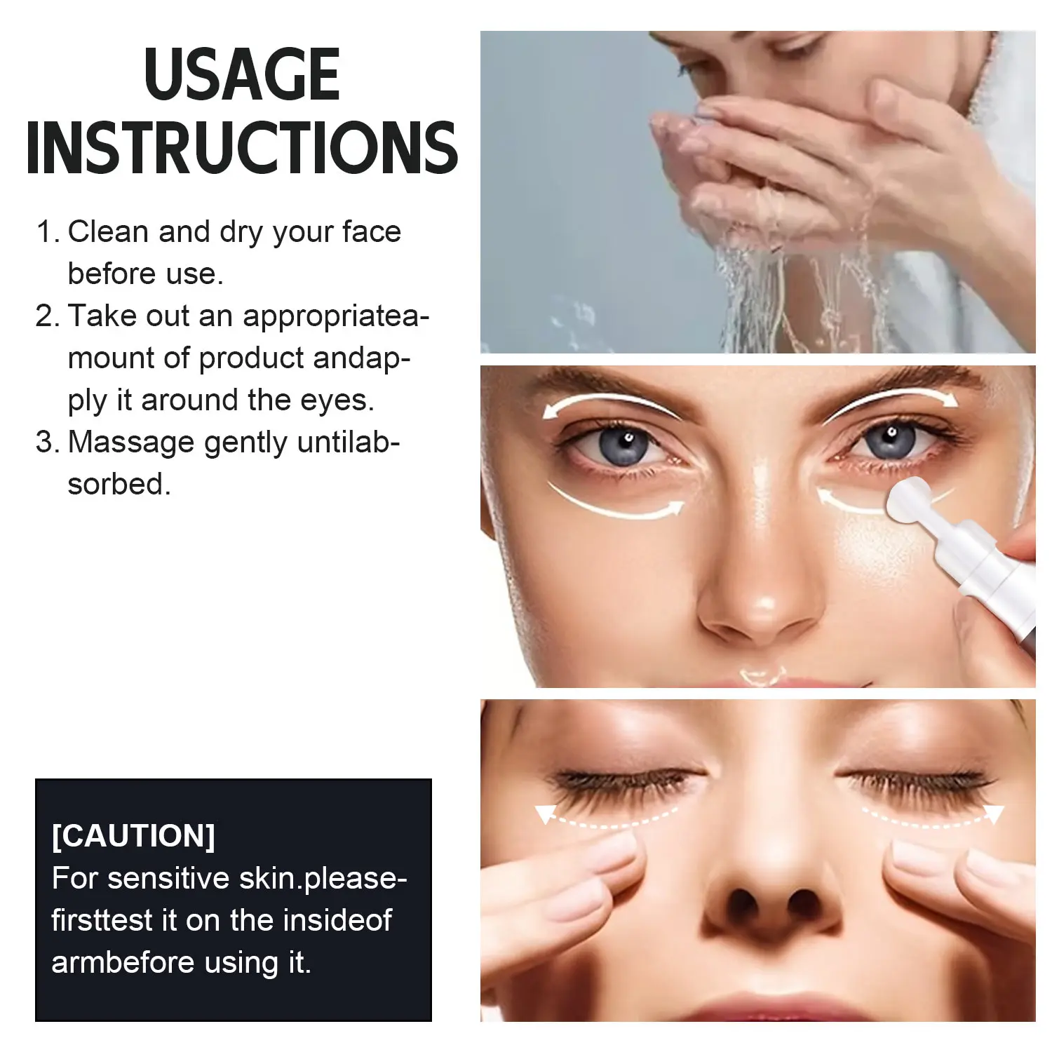 SUMAX 15 мл SNAIL REFRESHING КРЕМ для глаз Увлажняющий Питательный против отечности Темные