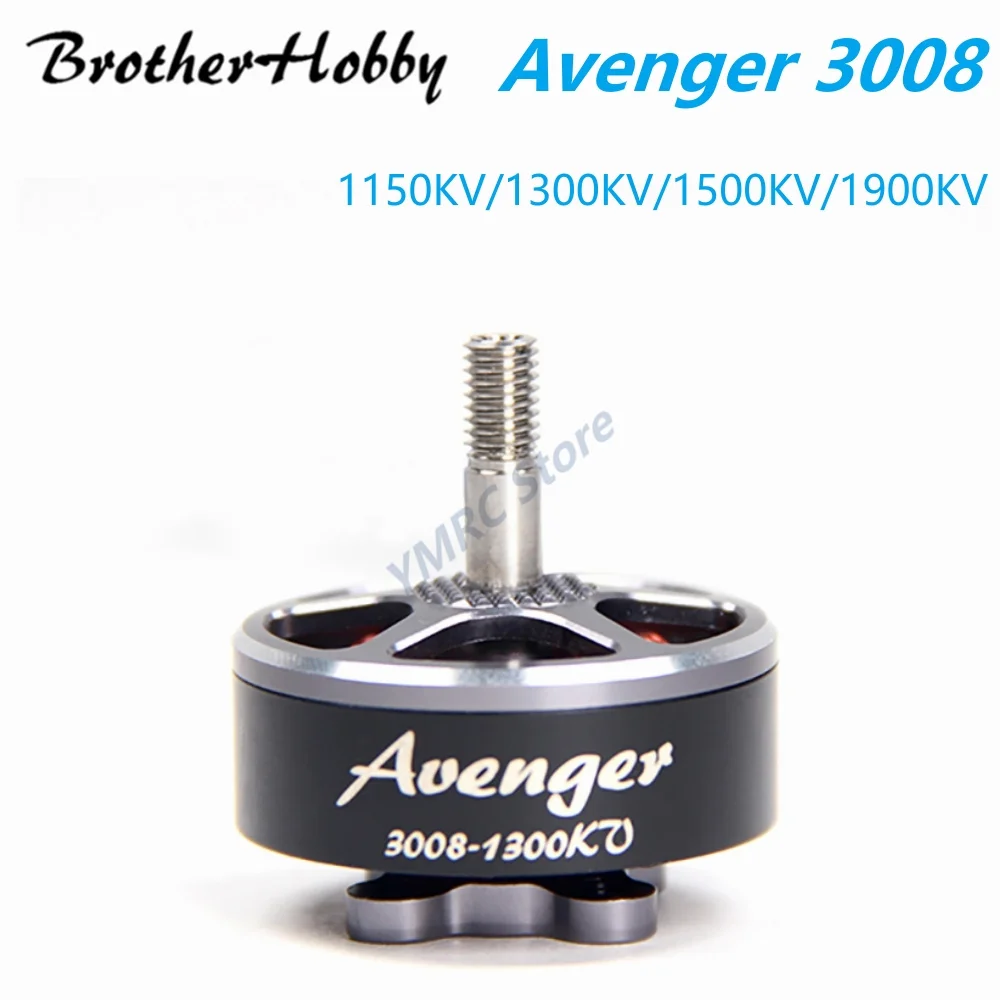 

BrotherHobby Avenger 3008 Brushless Motor 1150KV/1300KV/1500KV/1900KV 6S Titanium Alloy Hollow Shaft For FPV Racing Drone