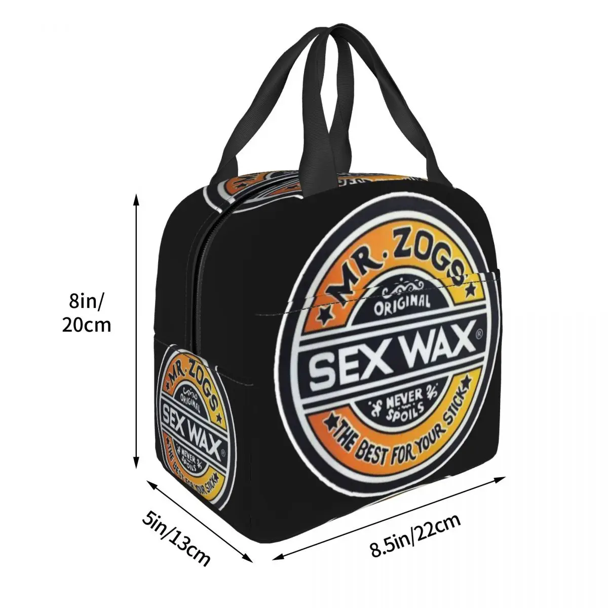 Пользовательские Mr Zogs Surfing секс-восковая изолированная сумка для обеда кемпинга