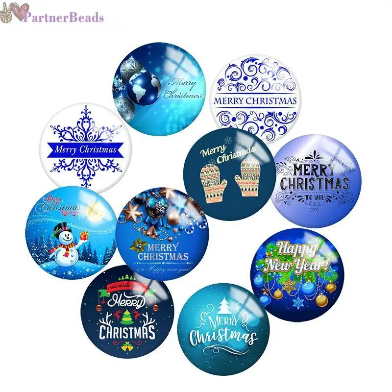 

Голубой Рождественский круглый фото стекло кабошон демонстрация плоская задняя сторона сделания 20 мм защелкивающаяся Кнопка N2181