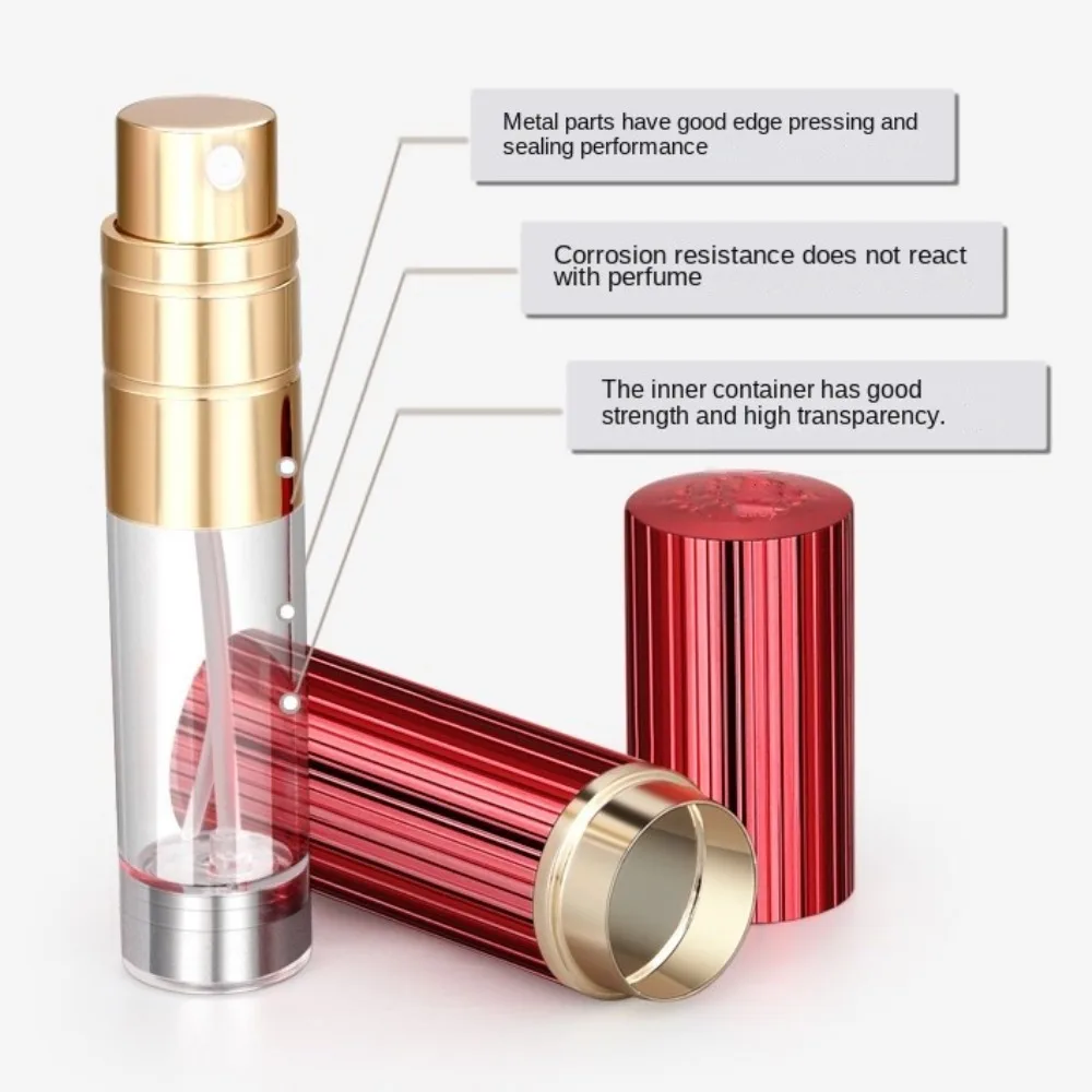 Портативный 5 мл флакон с распылителем для духов тип пресса распылитель нижним