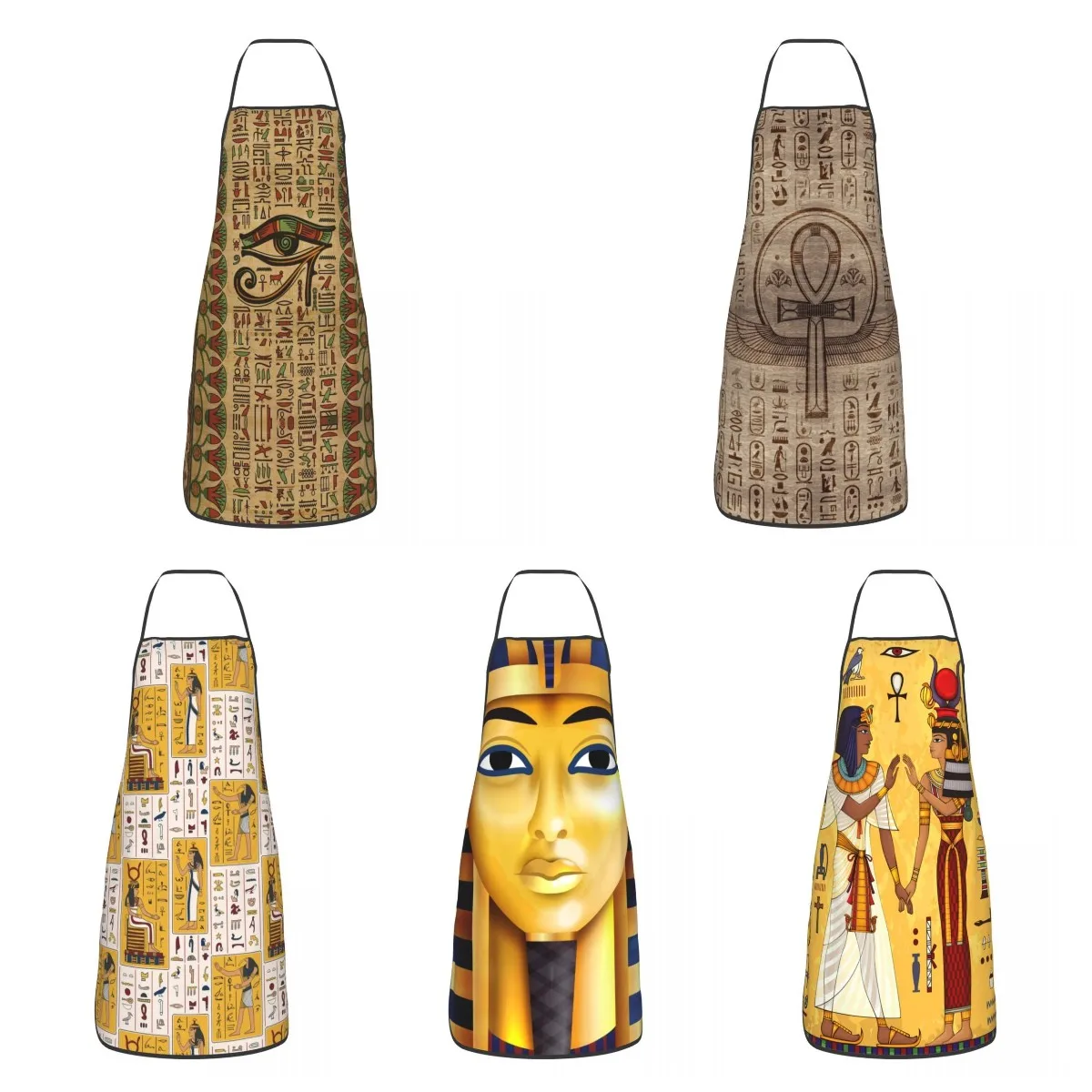 

Фартук из египетского глаза хора, кухонный шеф-повар, слюнявчик для готовки, для мужчин и женщин, древний Египетский хироглиф, передник для кухни, для садоводства