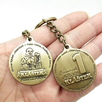 new vintage round keychain front and back pattern oktoberfest party decorations accessories jewelry gifts wholesale