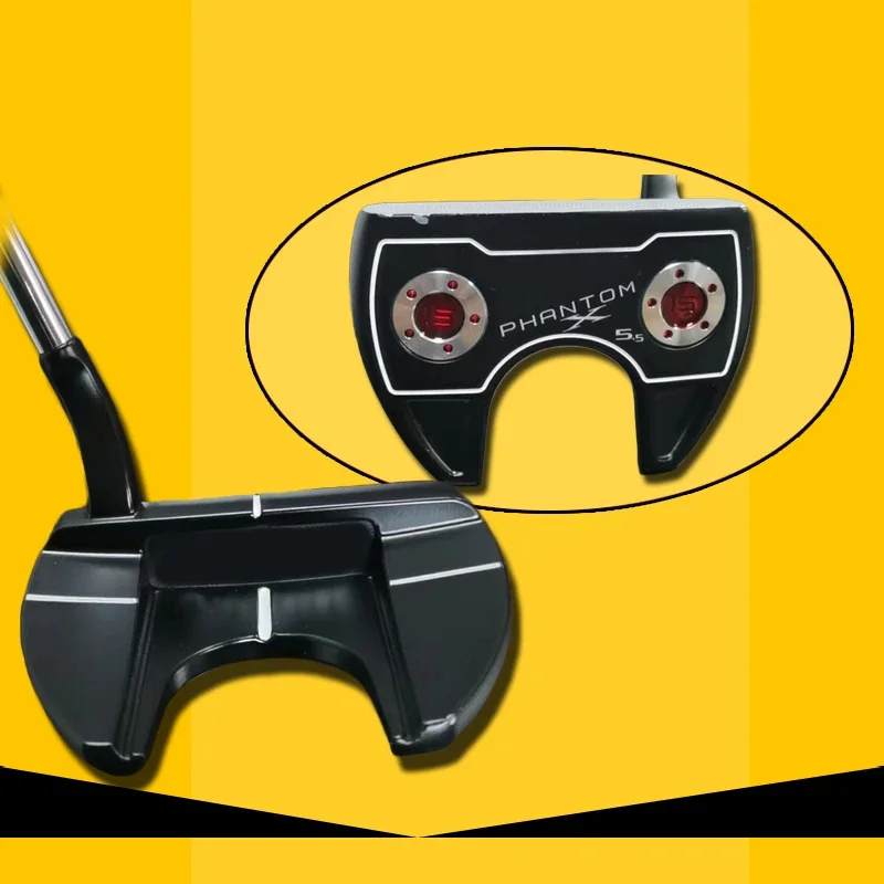 

New Men Select Squareback phantom X Straight Semicircle Cowhorn Putter Golf Putter 32-35 Inch Steel Shaft With Logo Head Cover