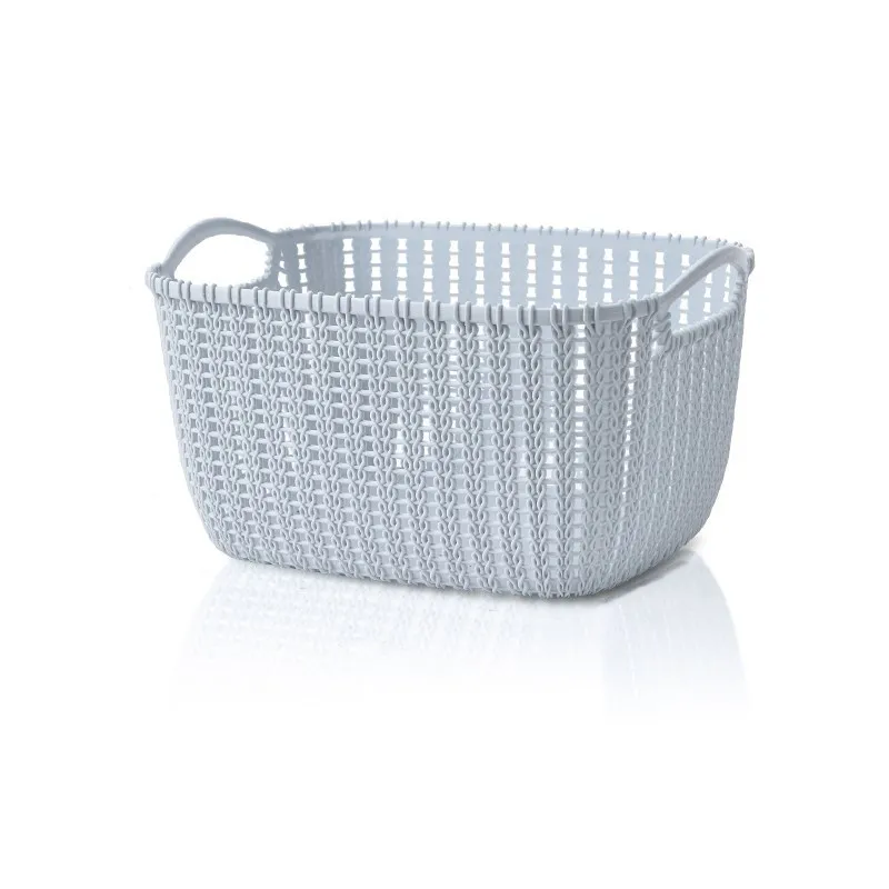 

Imitation rattan storage basket dirty clothes basket desktop sundries finishing basket bathroom cosmetics storage basket toy sto
