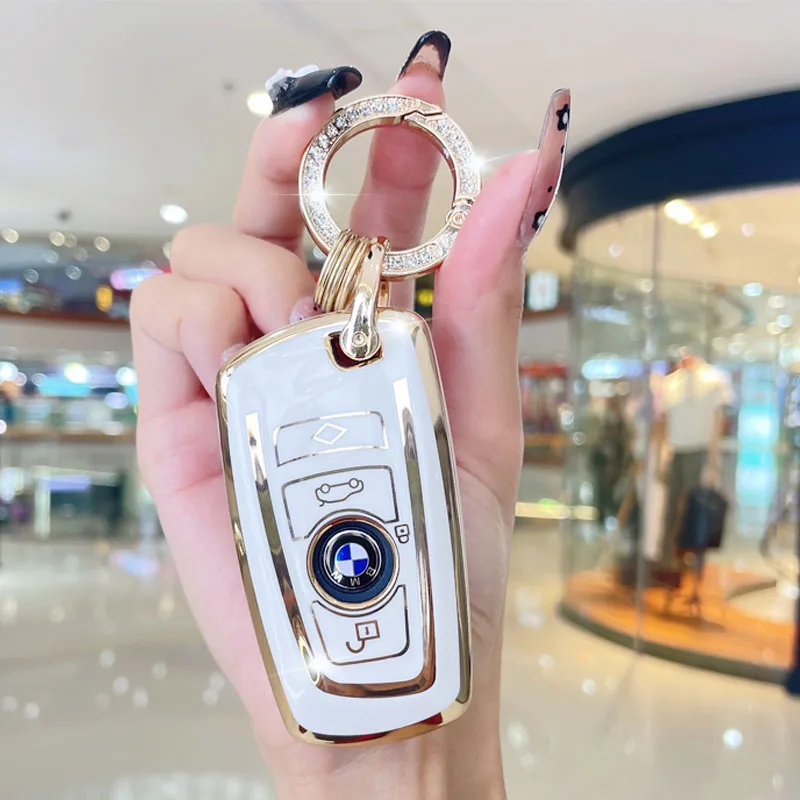 

ТПУ чехол для автомобильного ключа с дистанционным управлением, чехол для BMW 1 3 5 7 серии X1 X3 X4 X5 F10 F20 F30 F18 F25 F26 F15 M3 M4, аксессуары для ключей