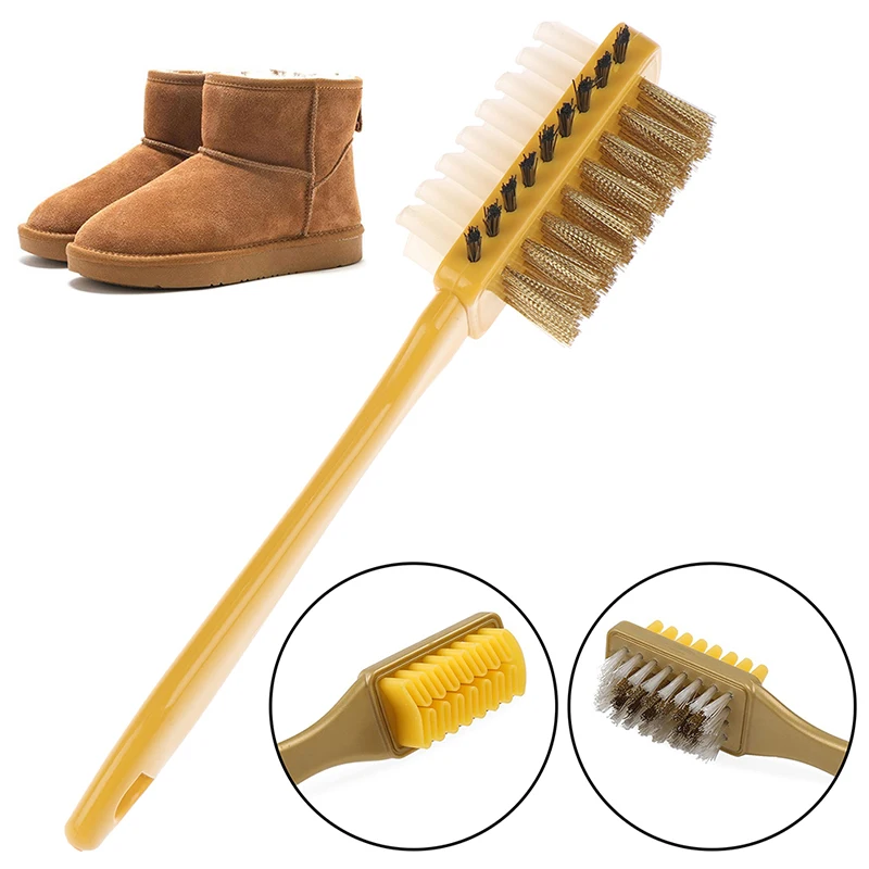 

3-Sided Cleaning Brush Rubber Eraser Set Fit Suede Nubuck Shoes Boot Cleaner
