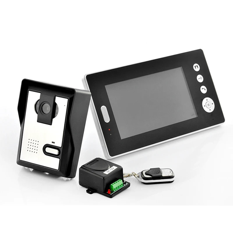 

2.4Ghz wireless video door phone with 7 inch indoor monitor