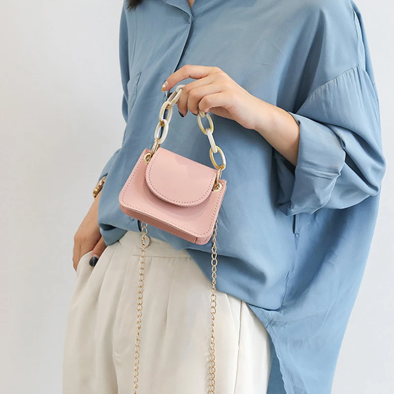 

Retro Casual Women's Totes Shoulder Bag Fashion Exquisite Shopping Bag PU Leather Chain Handbags For Women 2021