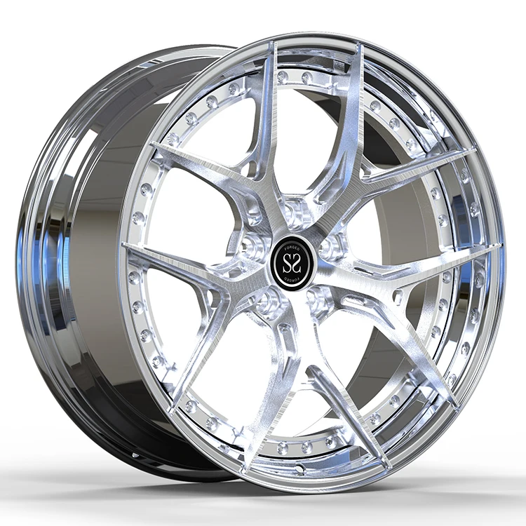 

For Ferrari F12 Custom 20 inch 2 piece Polish Forged Wheel Rims 5x114.3