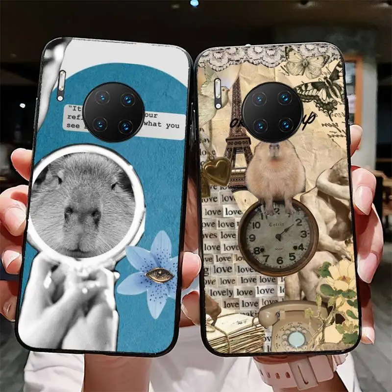 

Capybara Cute Animal Phone Case for Huawei Mate 20 10 9 40 30 lite pro X Nova 2 3i 7se