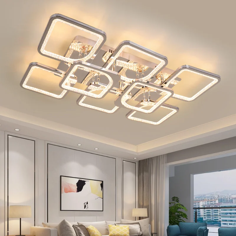 Современные светодиодные люстры с регулируемой яркостью акриловое освещение