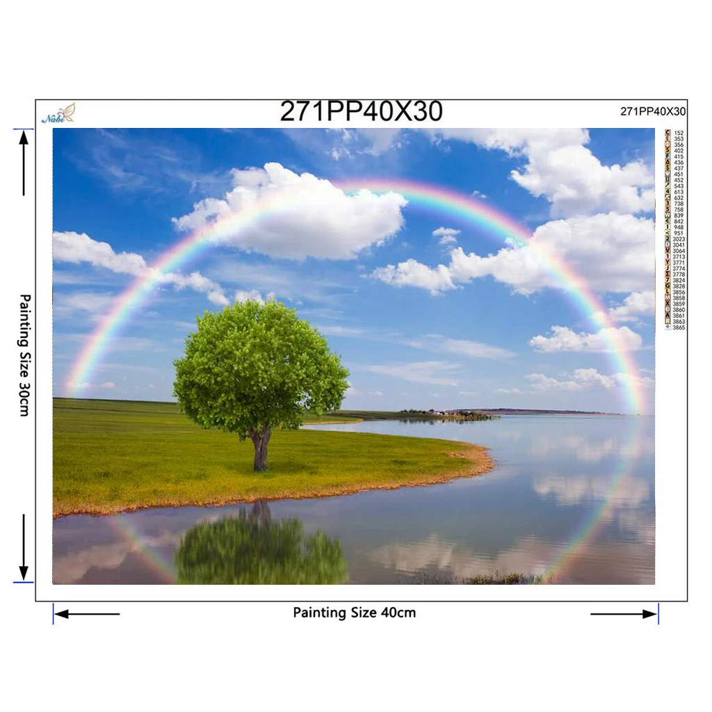 5D алмазная квадратная круглая Алмазная вышивка Стразы Радужное искусство Сделай