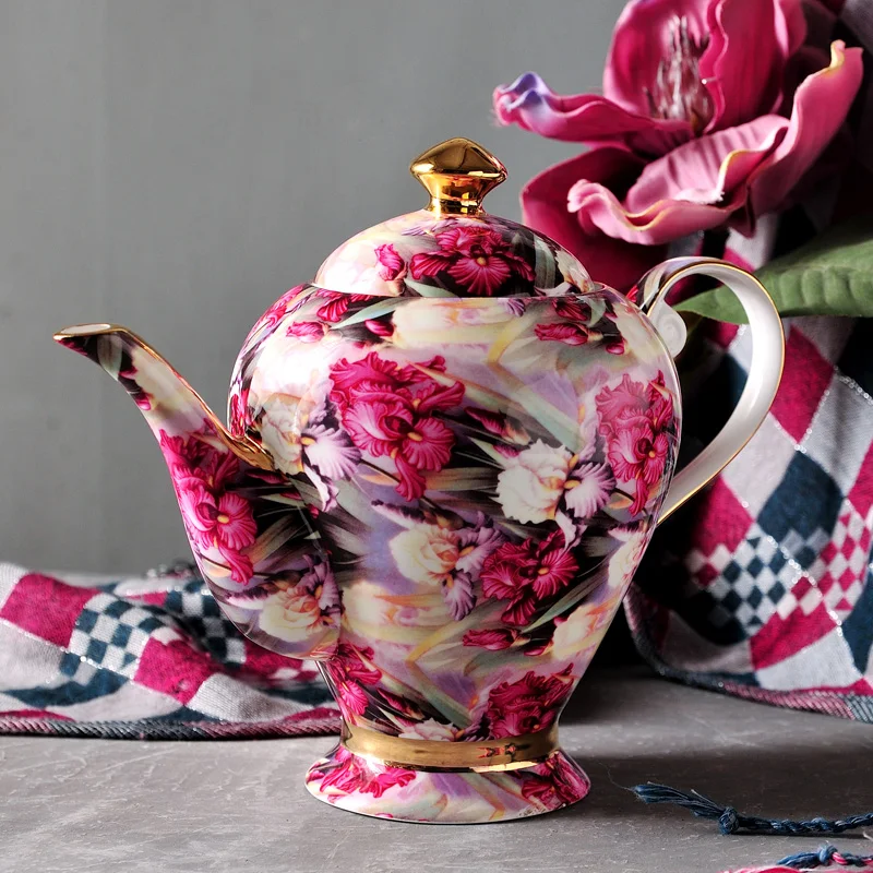 

Подарочный кофейный сервиз для европейского кофе, высококачественный набор кофейных горшков в стиле ретро, чайники, чашка, чайный сервиз дл...