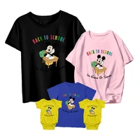 mother daughter summer t shirts home matching school seasons fashion disney mickey character prints adult unisex girls baby boys