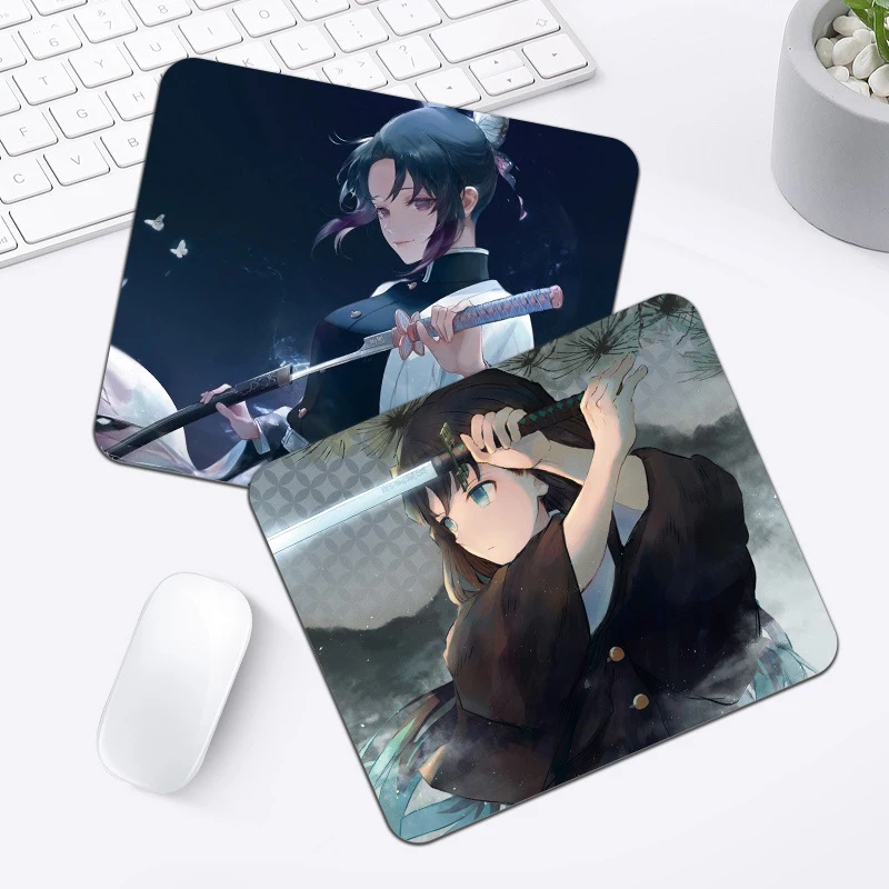 Коврик для мыши Viviration с рассекающим демонов резиновый нескользящий тонкий игровой аксессуар мягкие коврики 300x250 мм Маленькая настольная мышь коврики 2023