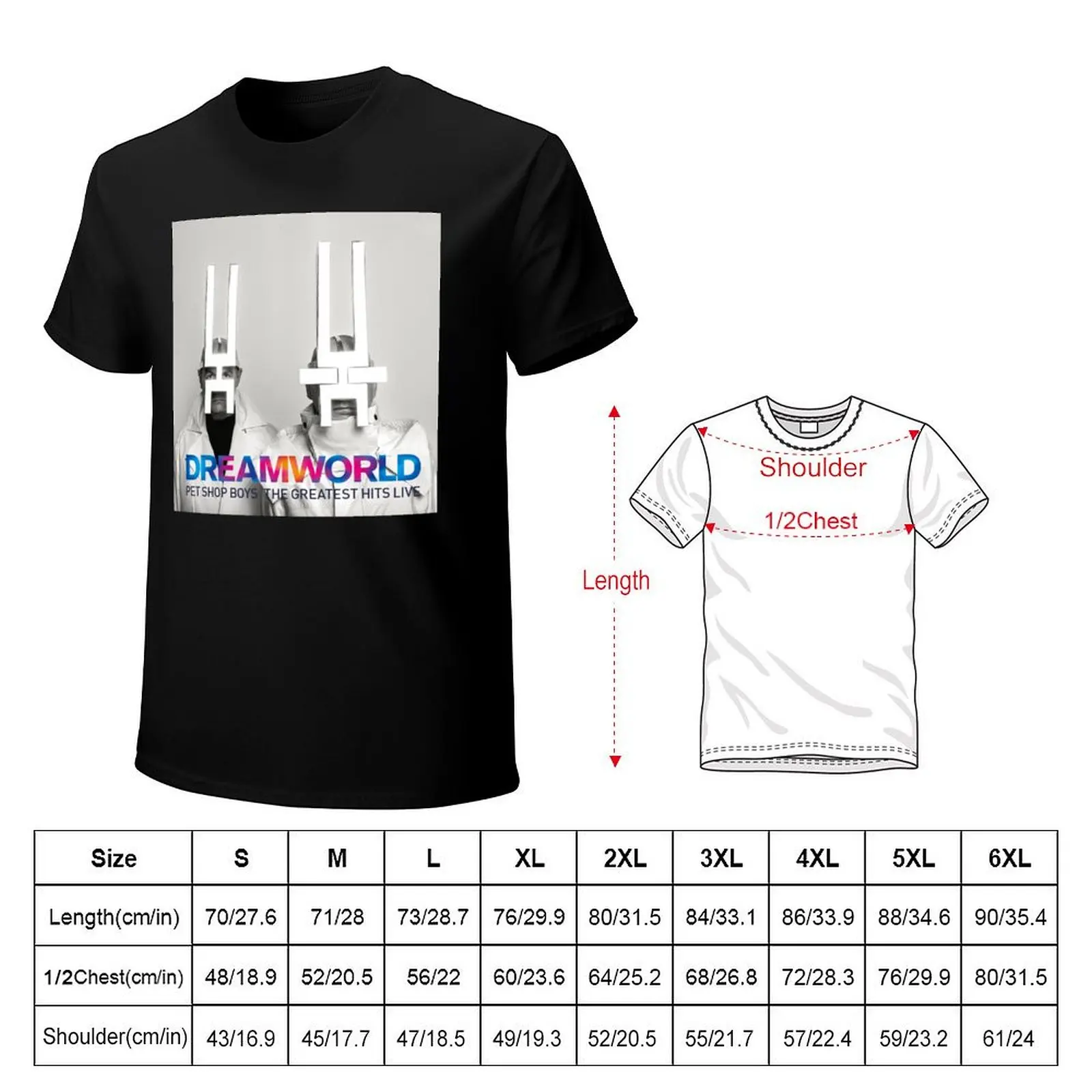 Pet Dreamworld Hits Tour 2022 masept T-Shirt funny costumes oversize t-shirts man new edition mens graphic